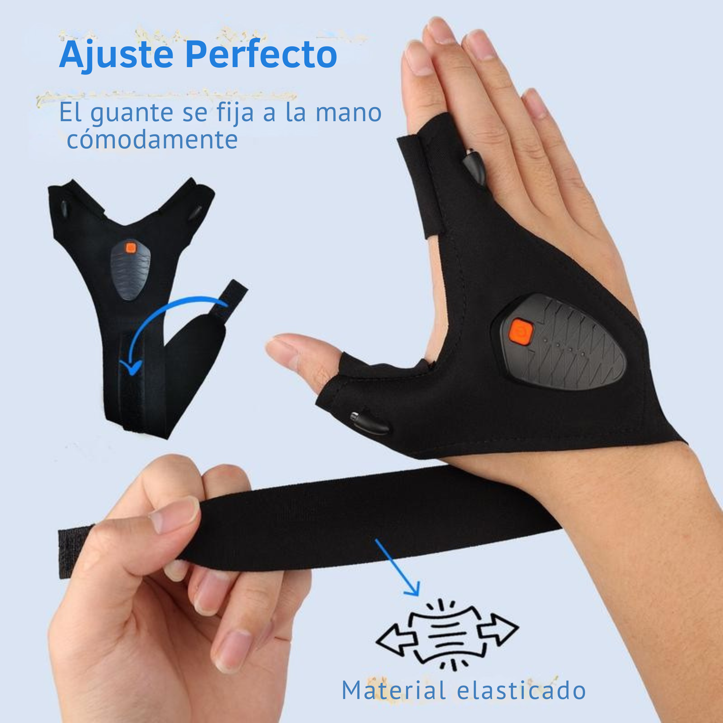 Guante Led Recargable